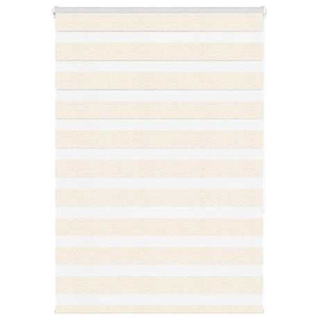 Vidaxl zebra rolgordijn 115x150 cm stofbreedte 110,9 cm marmerbeige