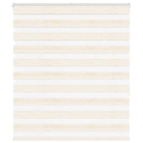 Vidaxl zebra rolgordijn 135x150 cm stofbreedte 130,9 cm marmerbeige