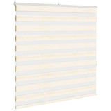 Vidaxl zebra blind 145x150cm stofbreedte 140,9cm polyester marmerbeige