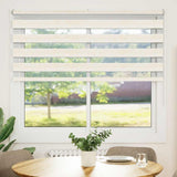 Vidaxl zebra rolgordijn 160x150 cm stofbreedte 155,9 cm marmerbeige