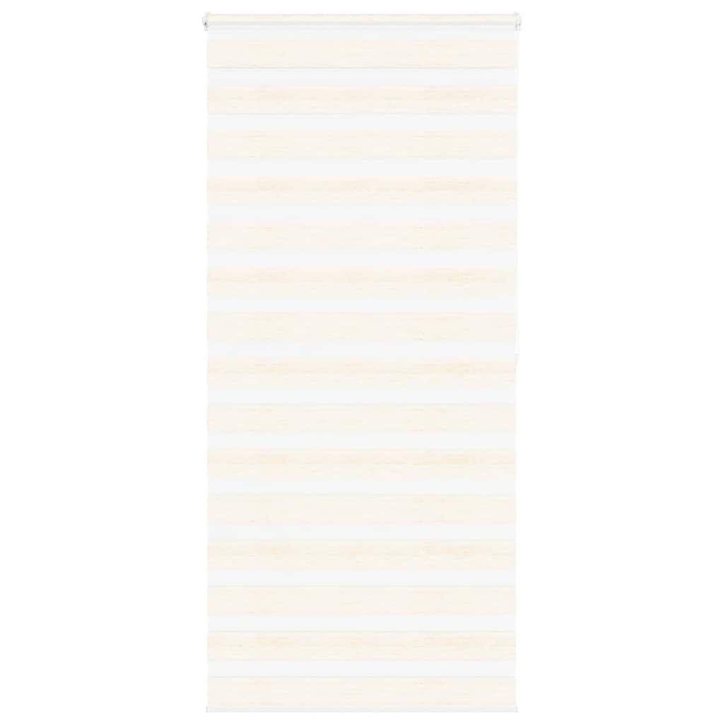 Vidaxl zebra rolgordijn 105x200 cm stofbreedte 100,9cm marmerbeige