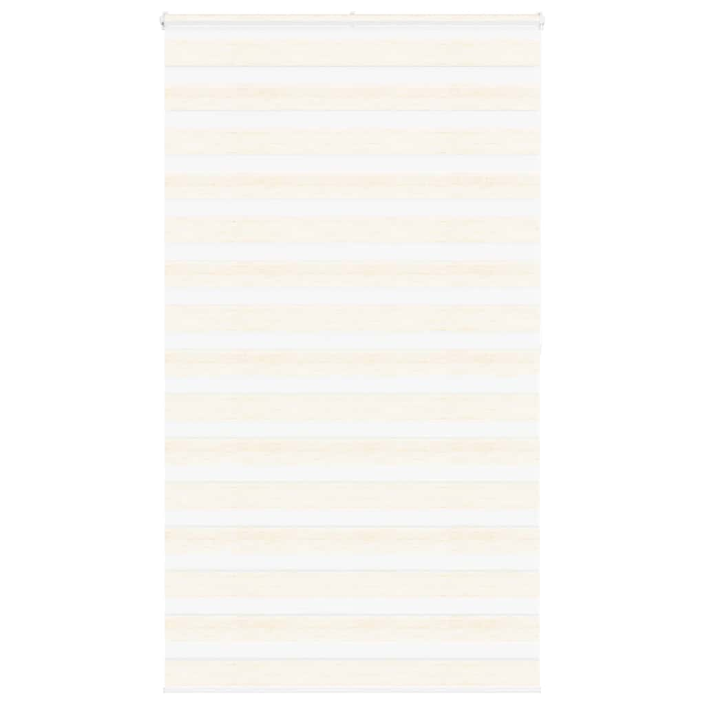 Vidaxl zebra rolgordijn 120x200 cm stofbreedte 115,9 cm marmerbeige