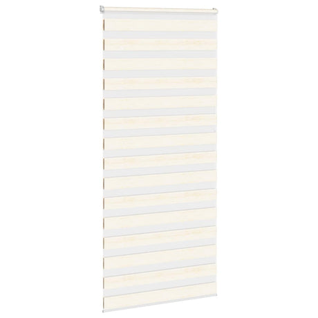 Vidaxl zebra rolgordijn 100x230 cm stofbreedte 95,9 cm marmerbeige