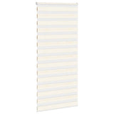 Vidaxl zebra rolgordijn 100x230 cm stofbreedte 95,9 cm marmerbeige