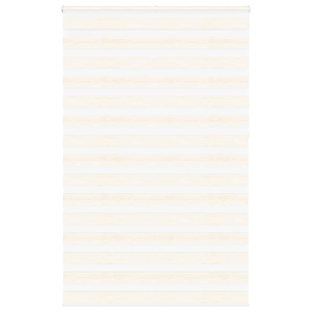 Vidaxl zebra rolgordijn 150x230 cm stofbreedte 145,9 cm marmerbeige