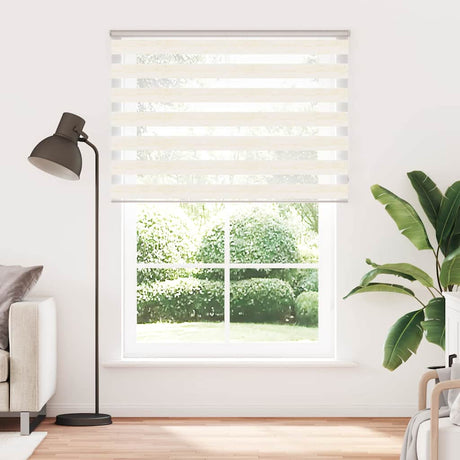 Vidaxl zebra blind marmer beige 160x230 cm stofbreedte 155,9 cm polyester