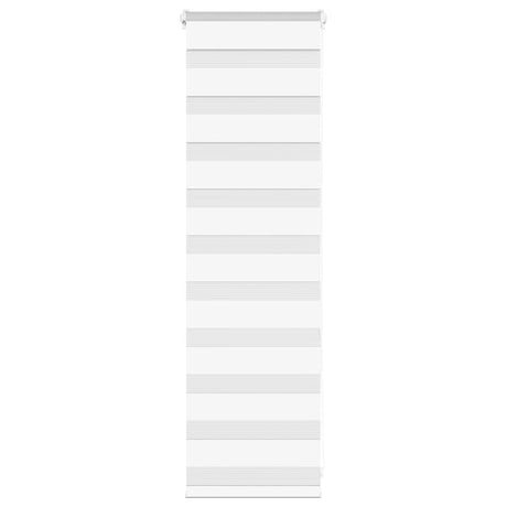 Vidaxl zebra rolgordijn 45x100 cm stofbreedte 40,9 cm polyester wit