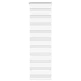 Vidaxl zebra rolgordijn 50x100 cm stofbreedte 45,9cm polyester wit