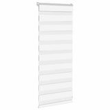 Vidaxl zebra rolgordijn 55x100 cm stofbreedte 50,9 cm polyester wit