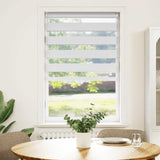 Vidaxl zebra blind 90x100 cm stofbreedte 85,9 cm polyester wit