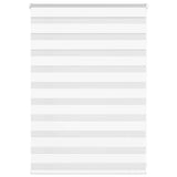 Vidaxl zebra blind 100x100 cm stofbreedte 95,9 cm polyester wit