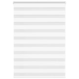 Vidaxl zebra blind 110x100 cm stofbreedte 105,9 cm polyester wit