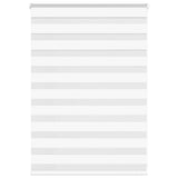 Vidaxl zebra blind 115x100 cm stofbreedte 110,9 cm polyester wit
