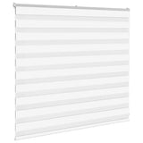 Vidaxl zebra blind 165x100 cm stofbreedte 160,9 cm polyester wit