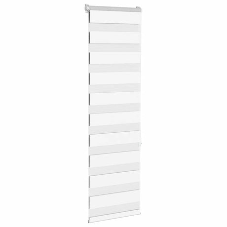 Vidaxl zebra rolgordijn 45x150 cm stofbreedte 40,9 cm polyester wit