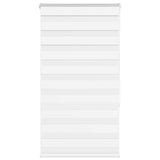 Vidaxl zebra rolgordijn 80x150 cm stofbreedte 75,9 cm polyester wit
