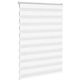 Vidaxl zebra rolgordijn 100x150 cm stofbreedte 95,9 cm polyester wit