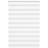 Vidaxl zebra rolgordijn 115x150 cm stofbreedte 110,9cm polyester wit