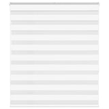 Vidaxl zebra rolgordijn 135x150 cm stofbreedte 130,9cm polyester wit