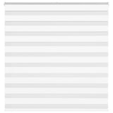 Vidaxl zebra rolgordijn 150x150 cm stofbreedte 145,9cm polyester wit