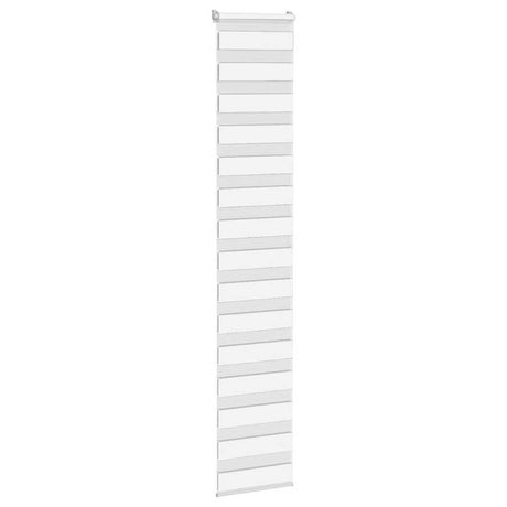 Vidaxl zebra rolgordijn 40x200 cm stofbreedte 35,9 cm polyester wit