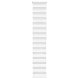 Vidaxl zebra rolgordijn 45x200 cm stofbreedte 40,9 cm polyester wit