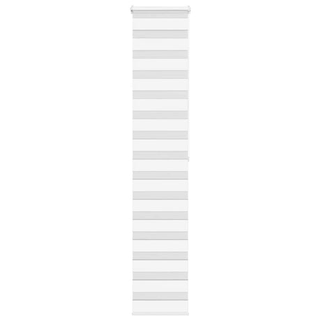 Vidaxl zebra rolgordijn 45x200 cm stofbreedte 40,9 cm polyester wit