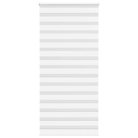 Vidaxl zebra rolgordijn 95x200 cm stofbreedte 90,9 cm polyester wit