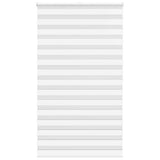 Vidaxl zebra rolgordijn 120x200 cm stofbreedte 115,9cm polyester wit