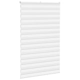 Vidaxl zebra rolgordijn 150x200 cm stofbreedte 145,9cm polyester wit