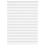 Vidaxl zebra rolgordijn 160x200 cm stofbreedte 155,9cm polyester wit