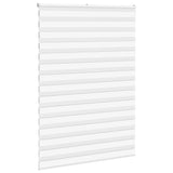 Vidaxl zebra rolgordijn 160x200 cm stofbreedte 155,9cm polyester wit