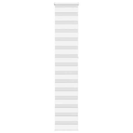 Vidaxl zebra rolgordijn 40x230 cm stofbreedte 35,9 cm polyester wit
