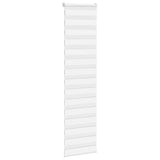 Vidaxl zebra rolgordijn 60x230 cm stofbreedte 55,9 cm polyester wit