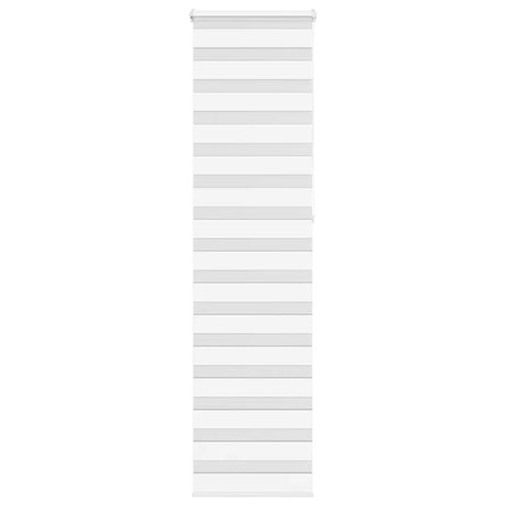 Vidaxl zebra rolgordijn 65x230 cm stofbreedte 60,9 cm polyester wit