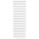 Vidaxl zebra rolgordijn 80x230 cm stofbreedte 75,9 cm polyester wit