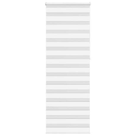 Vidaxl zebra rolgordijn 80x230 cm stofbreedte 75,9 cm polyester wit