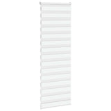 Vidaxl zebra rolgordijn 80x230 cm stofbreedte 75,9 cm polyester wit