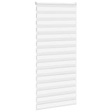 Vidaxl zebra rolgordijn 95x230 cm stofbreedte 90,9 cm polyester wit
