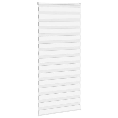 Vidaxl zebra rolgordijn 95x230 cm stofbreedte 90,9 cm polyester wit