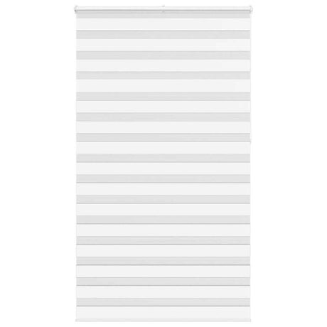 Vidaxl zebra rolgordijn 120x230 cm stofbreedte 115,9cm polyester wit
