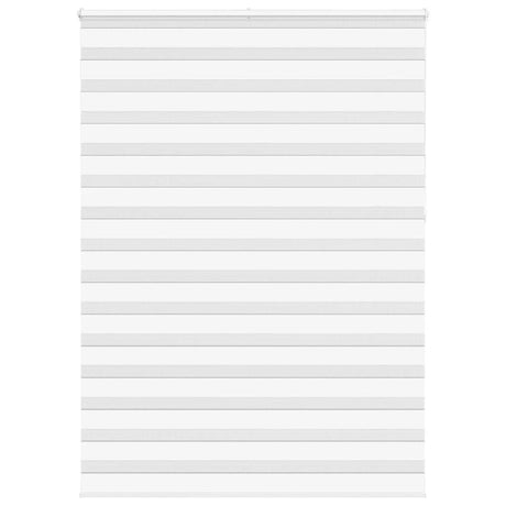 Vidaxl zebra rolgordijn 155x230 cm stofbreedte 150,9cm polyester wit