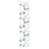 Vidaxl doucherolgordijn 80x240 cm stofbreedte 76 cm