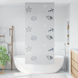 Vidaxl doucherolgordijn 110x240 cm stofbreedte 106 cm