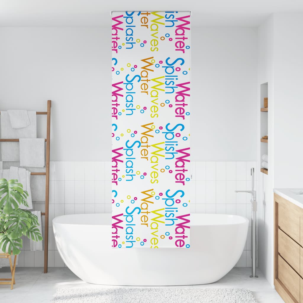 Vidaxl doucherolgordijn 60x240 cm stofbreedte 56 cm