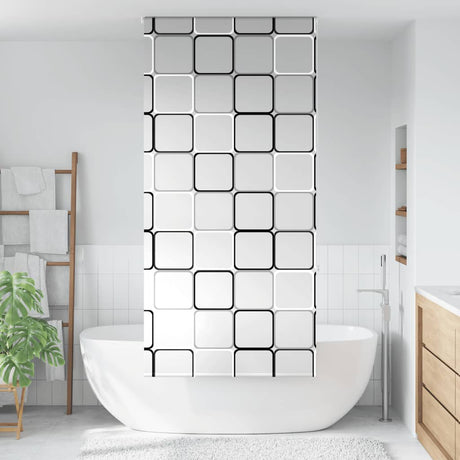Vidaxl doucherolgordijn 90x240 cm stofbreedte 86 cm