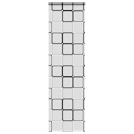 Vidaxl doucherolgordijn met cassette 60x240 cm stofbreedte 56 cm