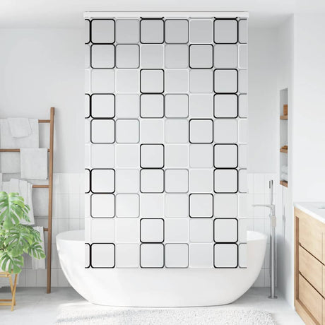 Vidaxl doucherolgordijn met cassette 130x240 cm stofbreedte 126 cm
