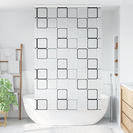 Vidaxl doucherolgordijn met cassette 140x240 cm stofbreedte 136 cm