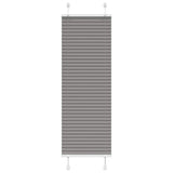 Vidaxl plissé rolgordijn 50x100 cm stofbreedte 49,4 cm antraciet